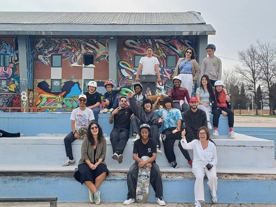 Aula de Skate integrada na Semana da Interculturalidade