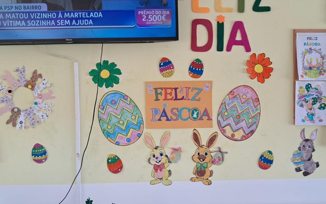 A páscoa na nossa unidade!  