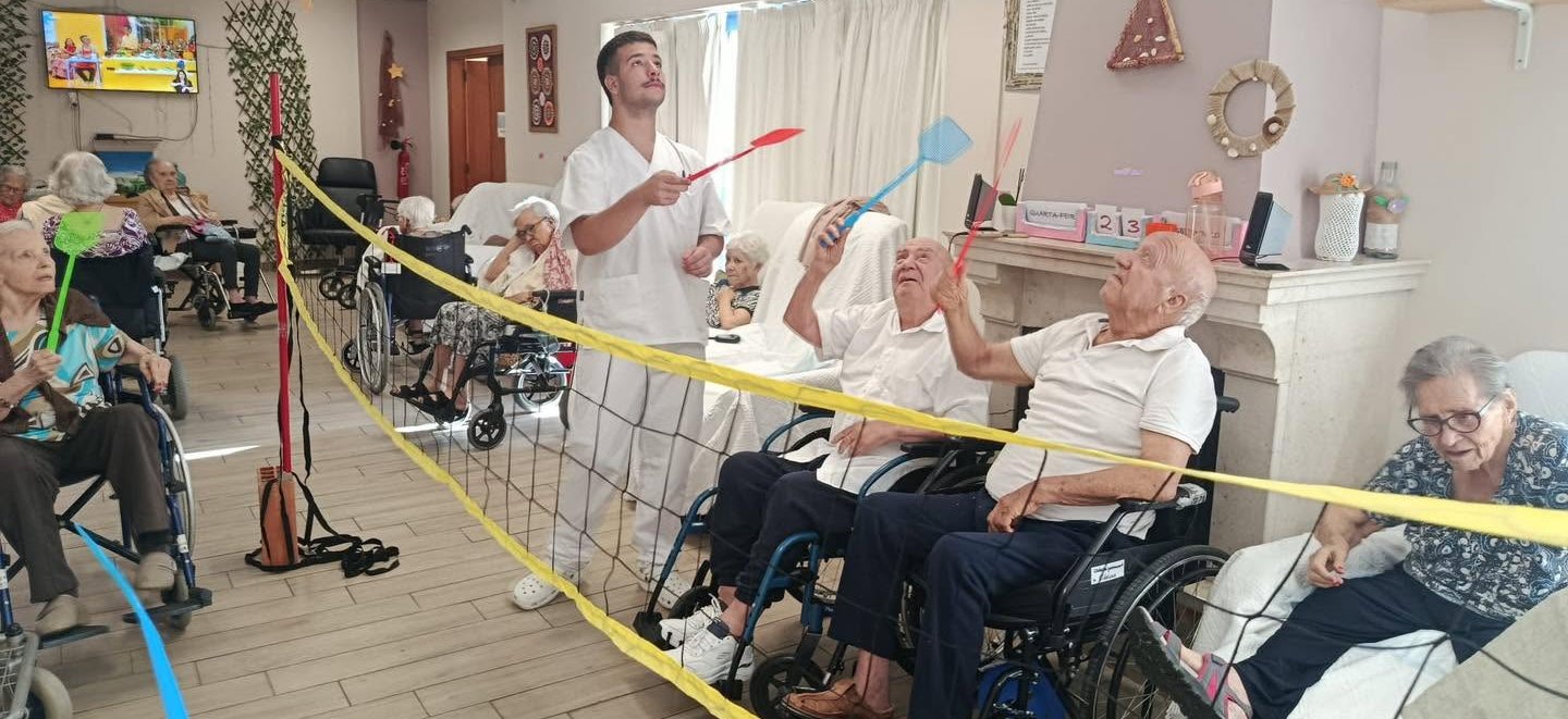 Quem disse que o voleibol é só para os mais novos?  