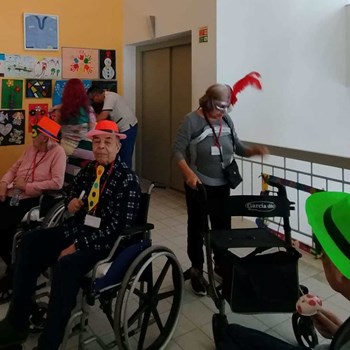 Espírito de Carnaval na Unidade de Cuidados Continuados