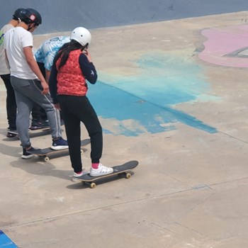 Aula de Skate integrada na Semana da Interculturalidade 