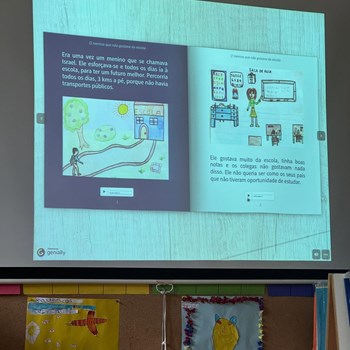 Apresentação o e-book “O Menino que Não Gostava da Escola”