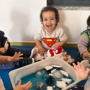 Atividade de Inverno na Creche Porta Mágica  