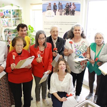 Celebrámos o 25 de Abril de uma forma muito especial  