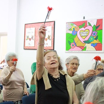 Celebrámos o 25 de Abril de uma forma muito especial  
